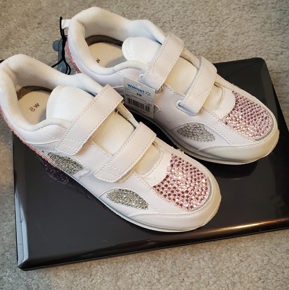 New Women's Athletic Shoes with Rhinestones